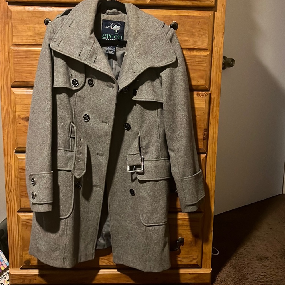 Green with Envy pea coat